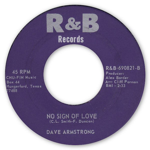 No sign of love ~ R & B 690821